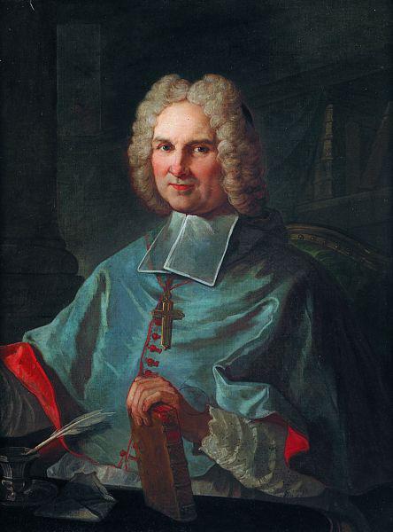 Charles-Joseph Natoire Portrait de l eveque Rousseau de La Parisiere France oil painting art